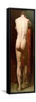 Standing Male Nude-William Etty-Framed Stretched Canvas