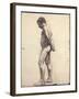 Standing Male Nude-Félix Vallotton-Framed Premium Giclee Print