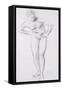 Standing Male Nude-Augustus Edwin John-Framed Stretched Canvas