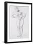 Standing Male Nude-Augustus Edwin John-Framed Giclee Print