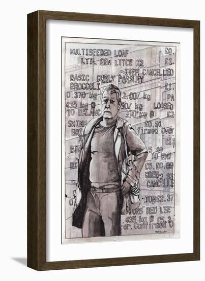 Standing Man, 2012,-Matt Bannister-Framed Giclee Print