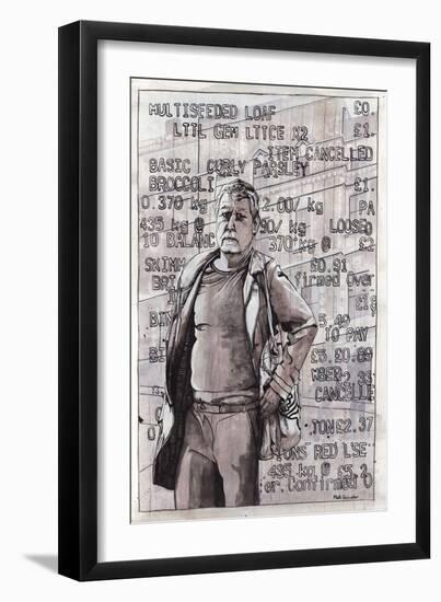 Standing Man, 2012,-Matt Bannister-Framed Giclee Print