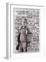 Standing Man, 2012,-Matt Bannister-Framed Giclee Print