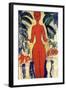 Standing Nude, 1913 (Oil on Board)-Amedeo Modigliani-Framed Giclee Print