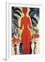 Standing Nude, 1913 (Oil on Board)-Amedeo Modigliani-Framed Giclee Print