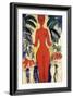 Standing Nude, 1913 (Oil on Board)-Amedeo Modigliani-Framed Giclee Print