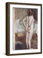 Standing Nude, circa 1886-Edgar Degas-Framed Giclee Print