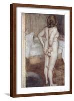 Standing Nude, circa 1886-Edgar Degas-Framed Giclee Print