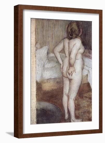 Standing Nude, circa 1886-Edgar Degas-Framed Giclee Print