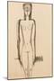 Standing Nude; Nu Debout, C.1910-1911-Amedeo Modigliani-Mounted Giclee Print