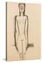 Standing Nude; Nu Debout, C.1910-1911-Amedeo Modigliani-Stretched Canvas