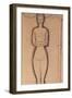 Standing Nude pencil on paper by Amedeo Modigliani-Amedeo Modigliani-Framed Giclee Print