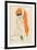 Standing Nude with Orange Drapery, 1914-Egon Schiele-Framed Giclee Print