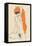 Standing Nude with Orange Drapery, 1914-Egon Schiele-Framed Stretched Canvas