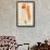 Standing Nude with Orange Drapery, 1914-Egon Schiele-Framed Giclee Print displayed on a wall