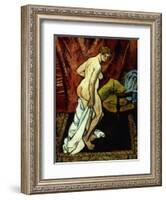 Standing Nude with Towel; Nu Debout Sa Drapant, 1919-Suzanne Valadon-Framed Giclee Print