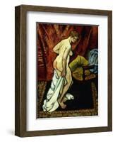 Standing Nude with Towel; Nu Debout Sa Drapant, 1919-Suzanne Valadon-Framed Giclee Print