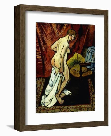 Standing Nude with Towel; Nu Debout Sa Drapant, 1919-Suzanne Valadon-Framed Giclee Print