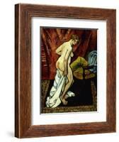 Standing Nude with Towel; Nu Debout Sa Drapant, 1919-Suzanne Valadon-Framed Giclee Print