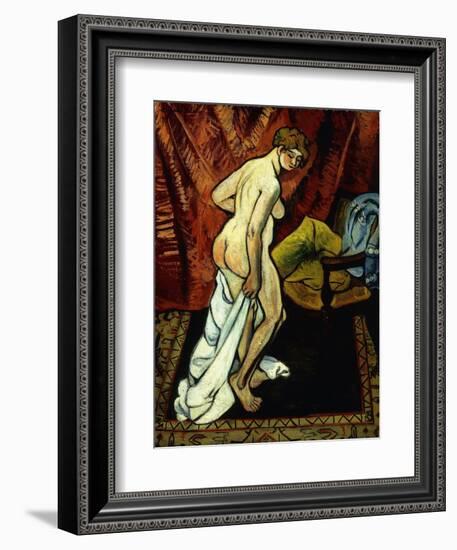 Standing Nude with Towel; Nu Debout Sa Drapant, 1919-Suzanne Valadon-Framed Giclee Print