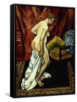 Standing Nude with Towel; Nu Debout Sa Drapant, 1919-Suzanne Valadon-Framed Stretched Canvas