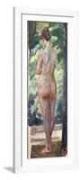 Standing Nude-Wilhelm Trubner-Framed Premium Giclee Print