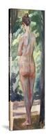Standing Nude-Wilhelm Trubner-Stretched Canvas