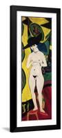 Standing Nude-Ernst Ludwig Kirchner-Framed Premium Giclee Print