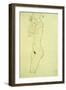 Standing Nude-Egon Schiele-Framed Giclee Print