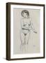 Standing Nude-Félix Vallotton-Framed Giclee Print