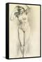 Standing Nude-William Edward Frost-Framed Stretched Canvas