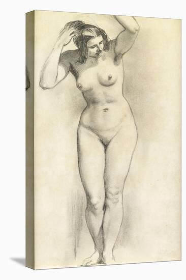 Standing Nude-William Edward Frost-Stretched Canvas