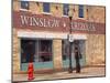 Standing on the Corner Park, Historic Route 66, Winslow, Arizona, USA-Richard Cummins-Mounted Photographic Print