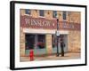 Standing on the Corner Park, Historic Route 66, Winslow, Arizona, USA-Richard Cummins-Framed Photographic Print