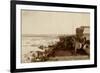 Standing On The Frozen Yukon River Circle City, Alaska, Late 1890s-E.A. Sather-Framed Art Print