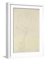 Standing Pair of Lovers-Gustav Klimt-Framed Giclee Print