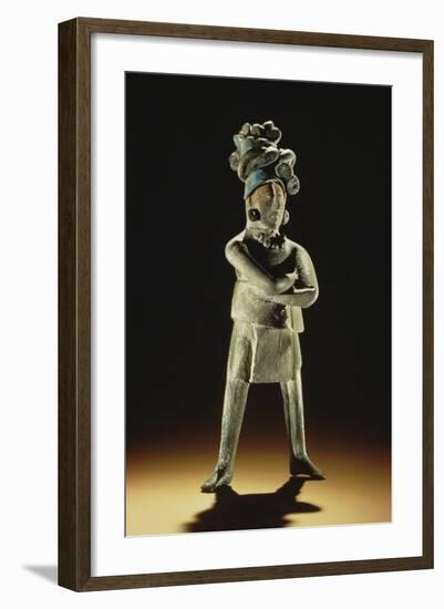 Standing Royal Figure-Mayan-Framed Giclee Print