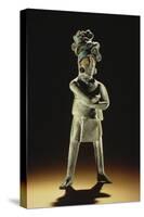 Standing Royal Figure-Mayan-Stretched Canvas