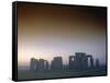 Standing Stone Circle at Sunrise, Stonehenge, Wiltshire, England, UK, Europe-Dominic Webster-Framed Stretched Canvas