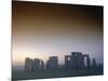 Standing Stone Circle at Sunrise, Stonehenge, Wiltshire, England, UK, Europe-Dominic Webster-Mounted Photographic Print