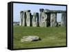 Standing Stone Circle of Stonehenge, 3000-2000BC, UNESCO World Heritage Site, Wiltshire, England-Ethel Davies-Framed Stretched Canvas