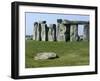 Standing Stone Circle of Stonehenge, 3000-2000BC, UNESCO World Heritage Site, Wiltshire, England-Ethel Davies-Framed Photographic Print