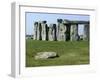 Standing Stone Circle of Stonehenge, 3000-2000BC, UNESCO World Heritage Site, Wiltshire, England-Ethel Davies-Framed Photographic Print