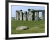 Standing Stone Circle of Stonehenge, 3000-2000BC, UNESCO World Heritage Site, Wiltshire, England-Ethel Davies-Framed Photographic Print