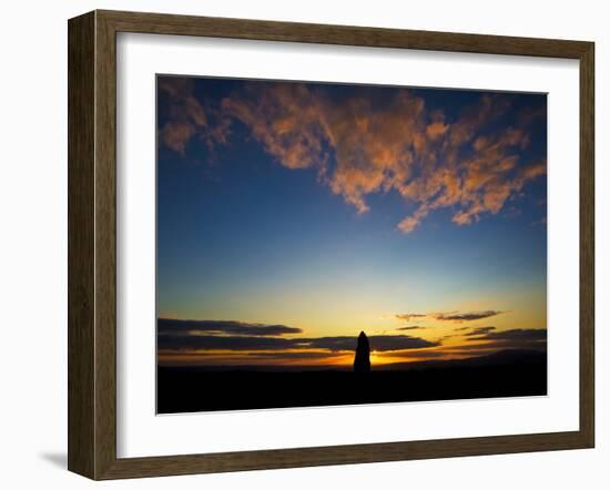 Standing Stone, Monavullagh Mountains, County Waterford, Ireland-null-Framed Photographic Print