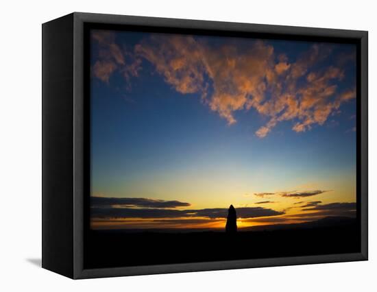 Standing Stone, Monavullagh Mountains, County Waterford, Ireland-null-Framed Stretched Canvas