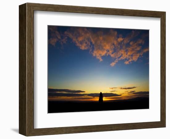 Standing Stone, Monavullagh Mountains, County Waterford, Ireland-null-Framed Photographic Print