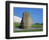 Standing Stone, Newgrange, Unesco World Heritage Site, County Meath, Leinster, Republic of Ireland-Nedra Westwater-Framed Photographic Print