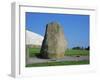 Standing Stone, Newgrange, Unesco World Heritage Site, County Meath, Leinster, Republic of Ireland-Nedra Westwater-Framed Photographic Print