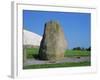 Standing Stone, Newgrange, Unesco World Heritage Site, County Meath, Leinster, Republic of Ireland-Nedra Westwater-Framed Photographic Print